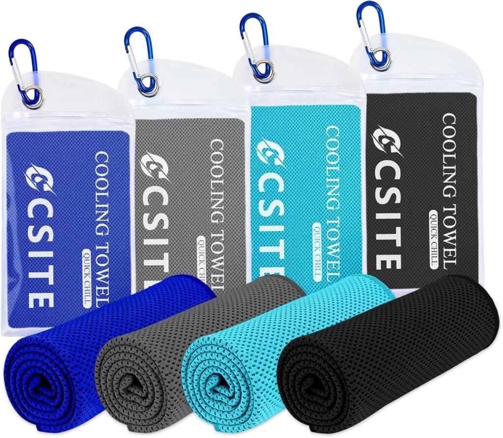 4 Pack Cooling Towels