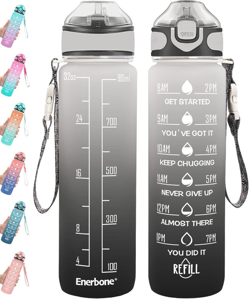 Enerbone 32 oz Drinking Water Bottle