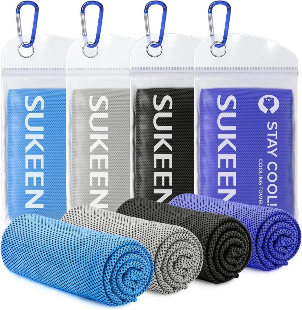 Sukeen 4 Pack Cooling Towels