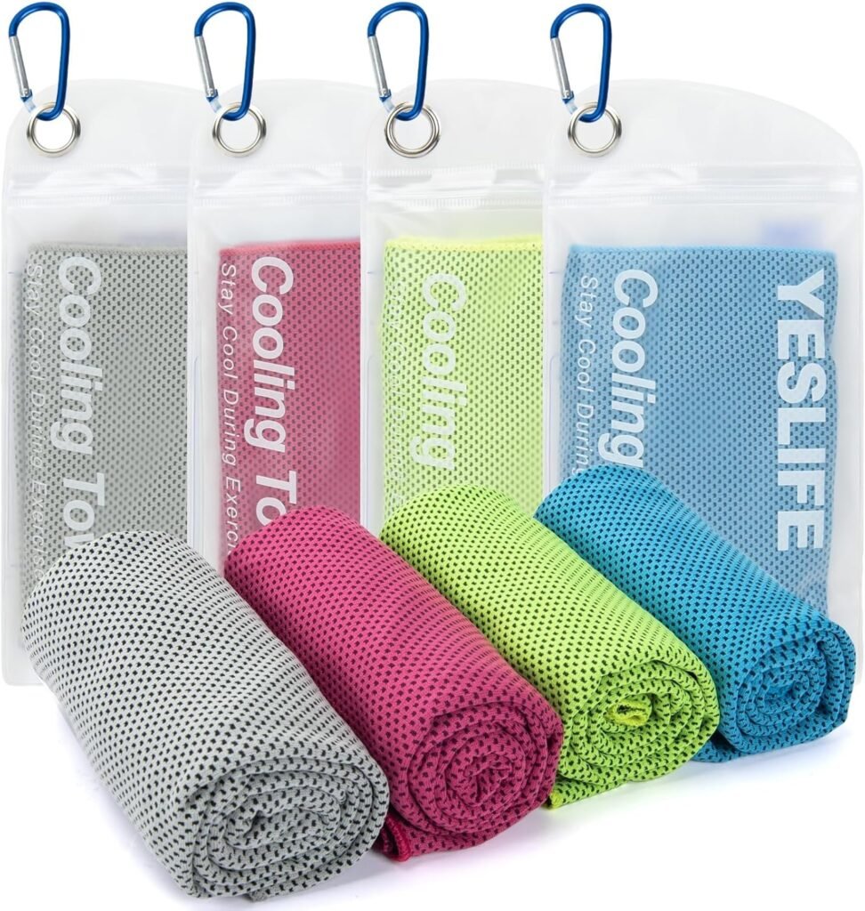 YESLIFE 4 Pack Cooling Towel